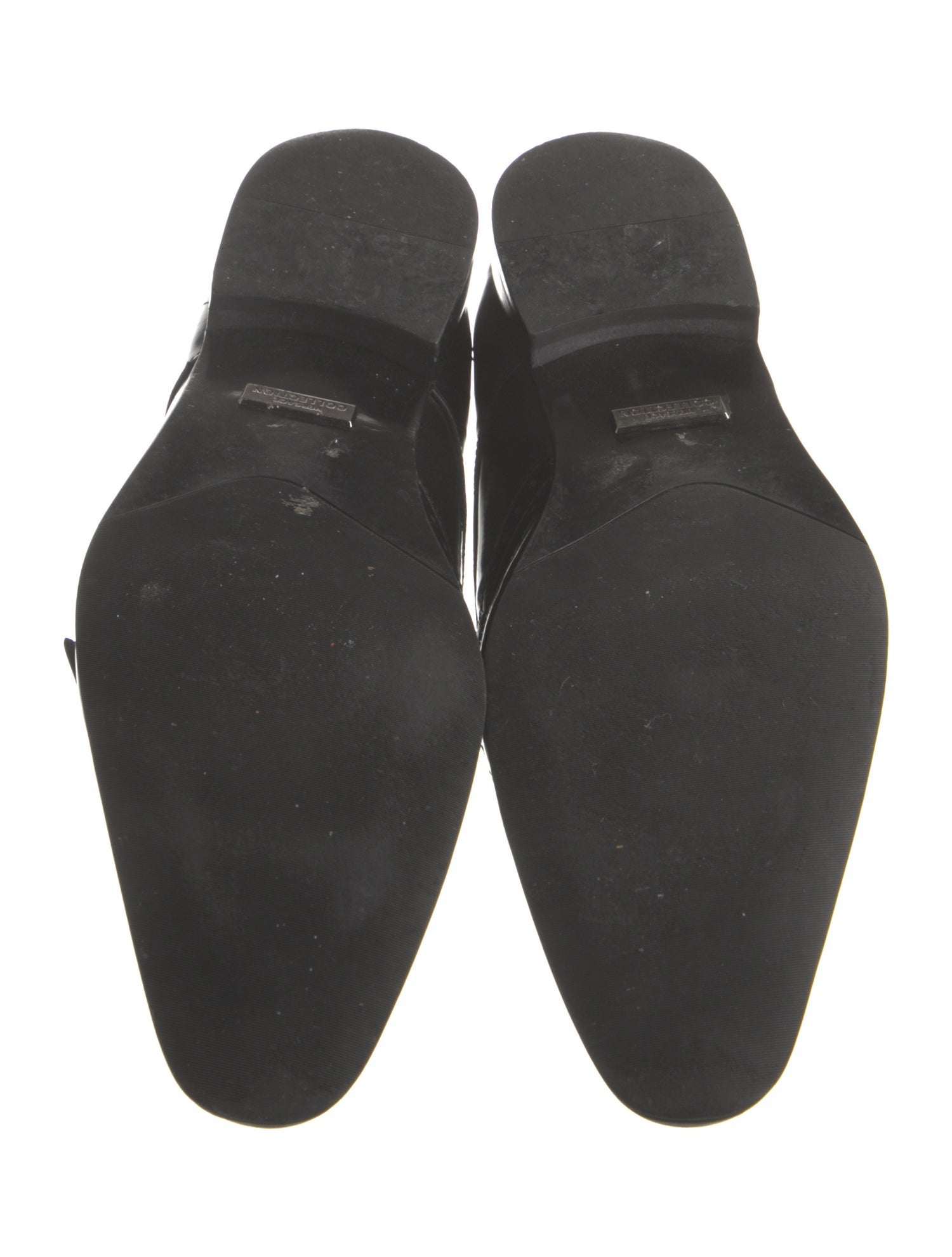 Versace Collection Leather Monk Straps